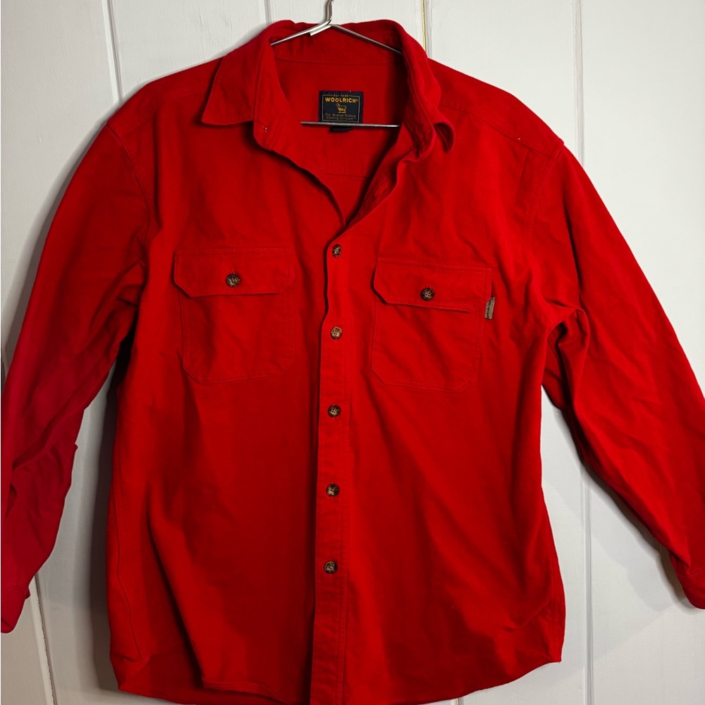 Woolrich Red Casual Button Down Shirt